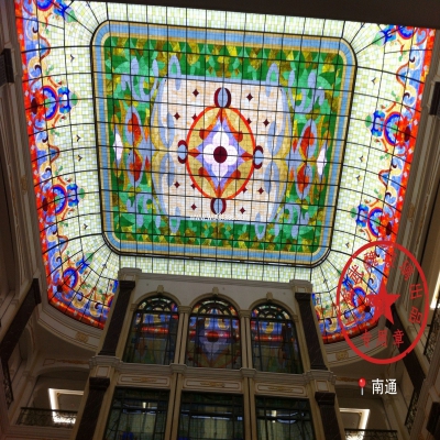 工程案例：南通中南百貨中庭穹頂